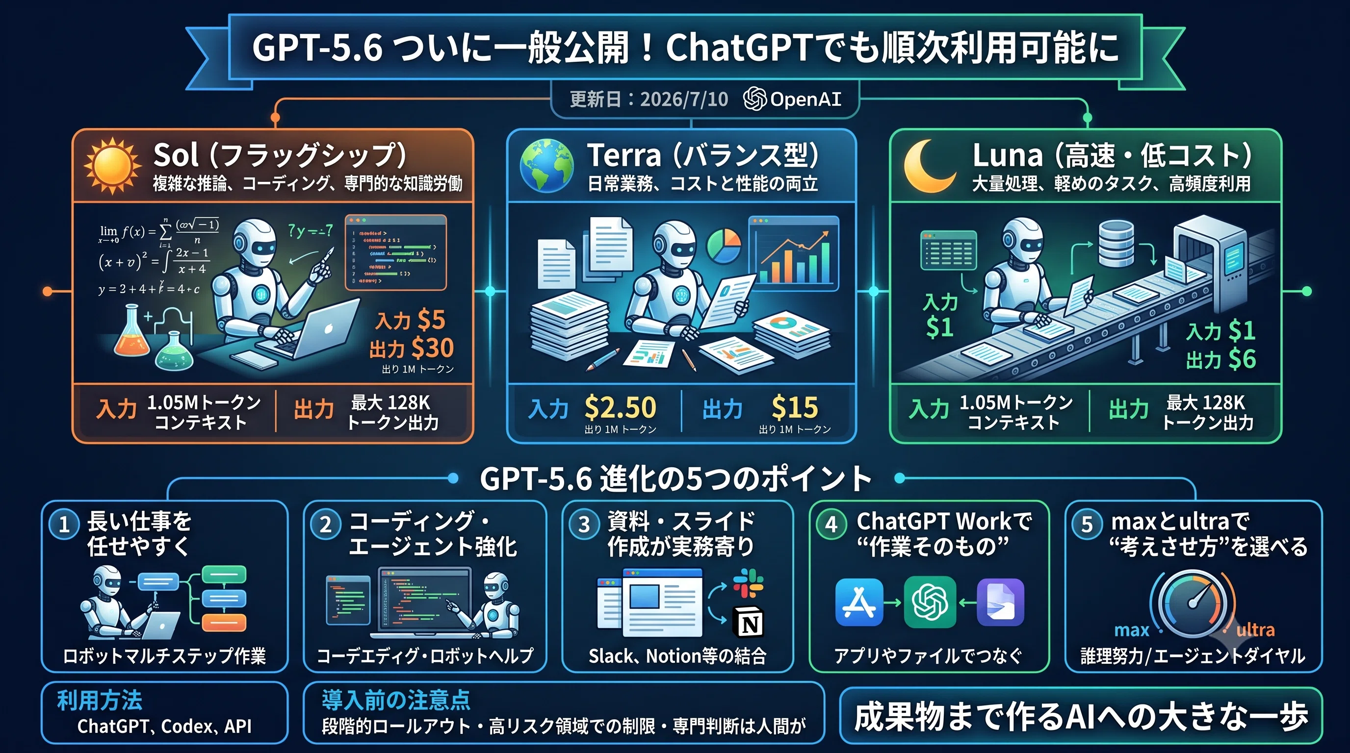 ついにGPT‑5.6が一般公開！ChatGPTでも順次利用可能に｜Yasuhito Morimoto