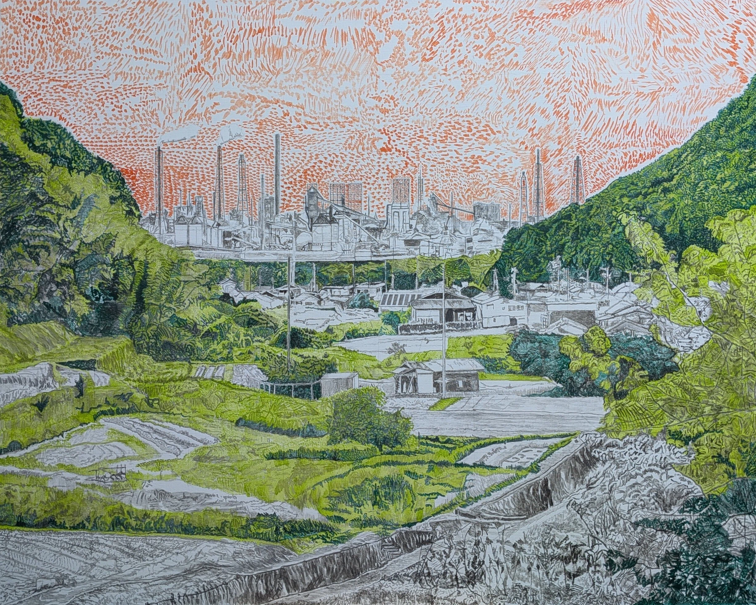 Step50】「交錯」油彩画｜瑞島 魁祐（みずしま かいゆう）