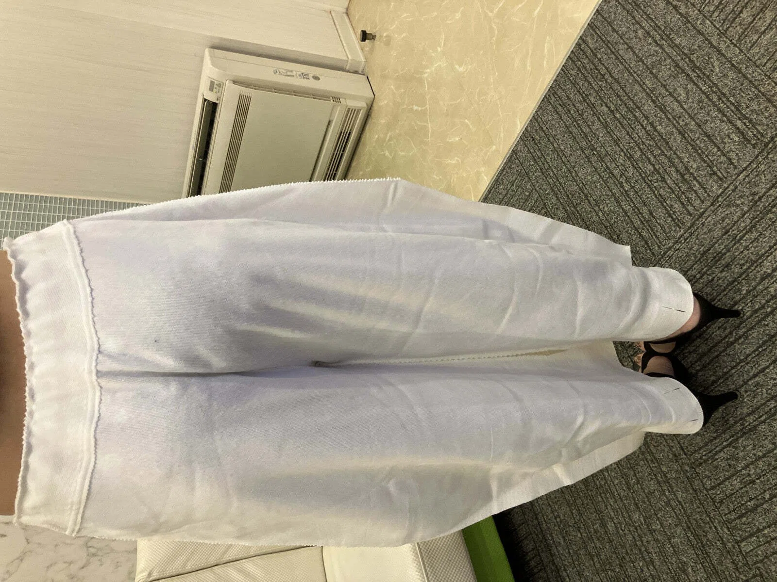 ISSEY MIYAKE Wide Pants Size 2 White Made in Japan｜イッセイミヤケ
