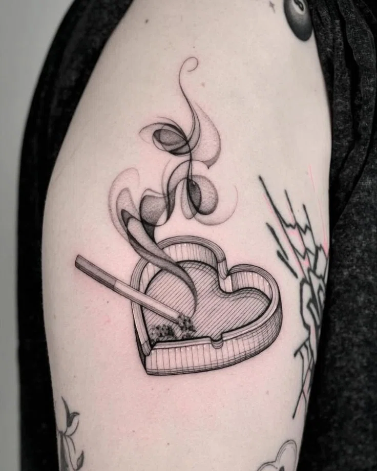 cigarette tattoo meaning flash from many moons ago. I feel like we could all use a cigarette right now 🚬 Done during my guest spot at @devilsdaytattoo! Always love hanging out with the beautiful First tat! : r/BoJackHorseman