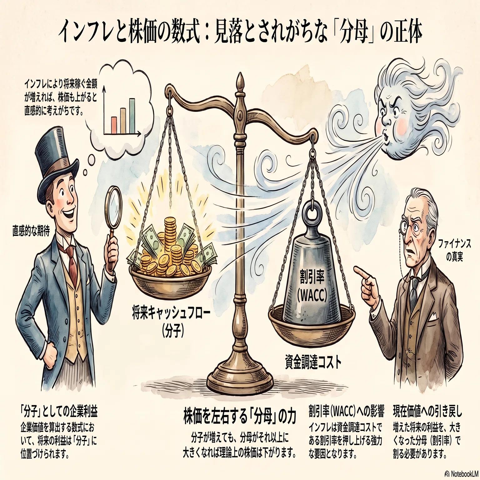 教養としてのファイナンス】株価はインフレでどう動くのか｜キャッシュ