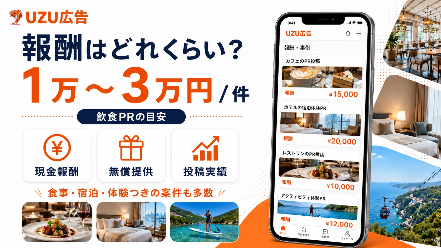 インフルエンサー向け】全案件が有償・報酬は最短5日振込のPR案件