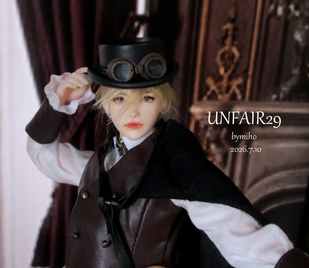 1/6カスタムドールヘッド☆UNFAIR29☆bymiho☆PetWORKs☆スチーム