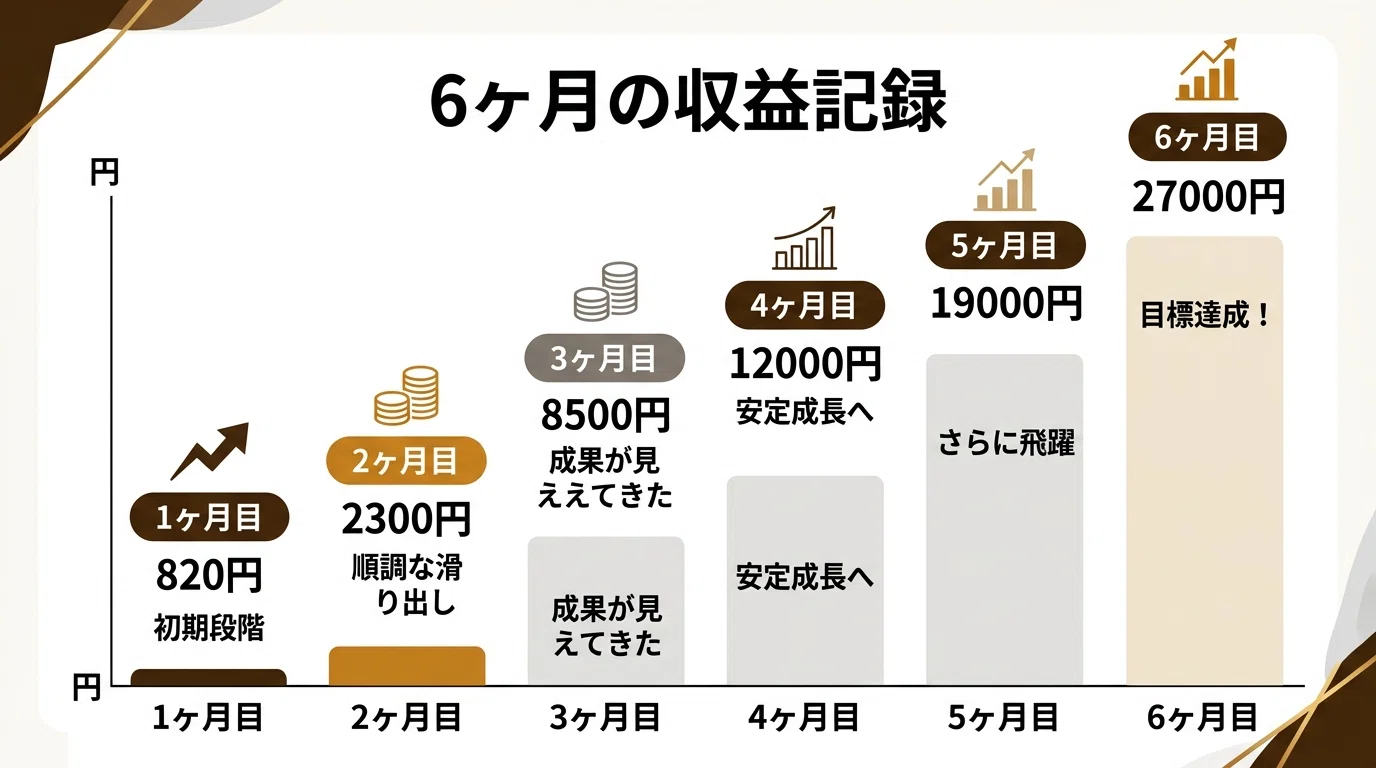 夏のお小遣い稼ぎからAI副業を始めた主婦の6ヶ月記録｜あや