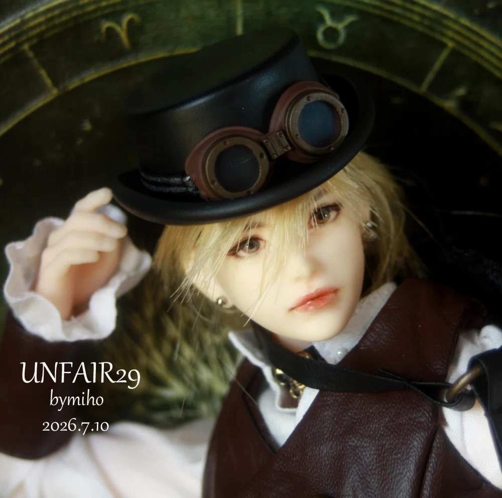 1/6カスタムドールヘッド☆UNFAIR29☆bymiho☆PetWORKs☆スチーム