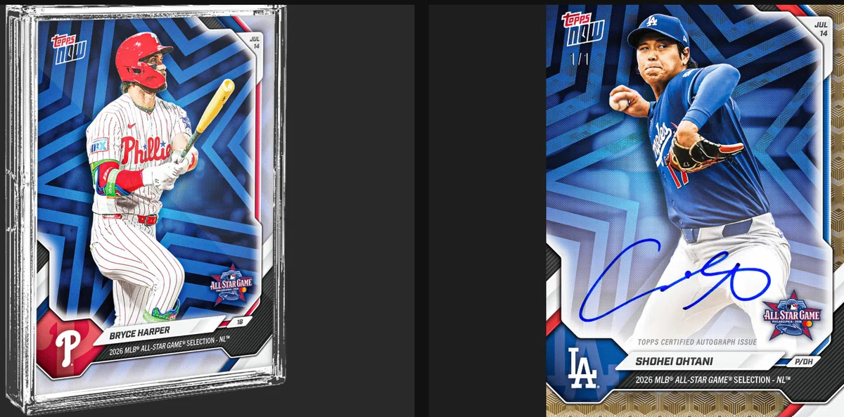 PSA10 Topps now MLB 大谷翔平 今永昇太 カード 2枚セット 2026 MLBオールスター】Topps NOW限定カードセット発売！大谷翔平や