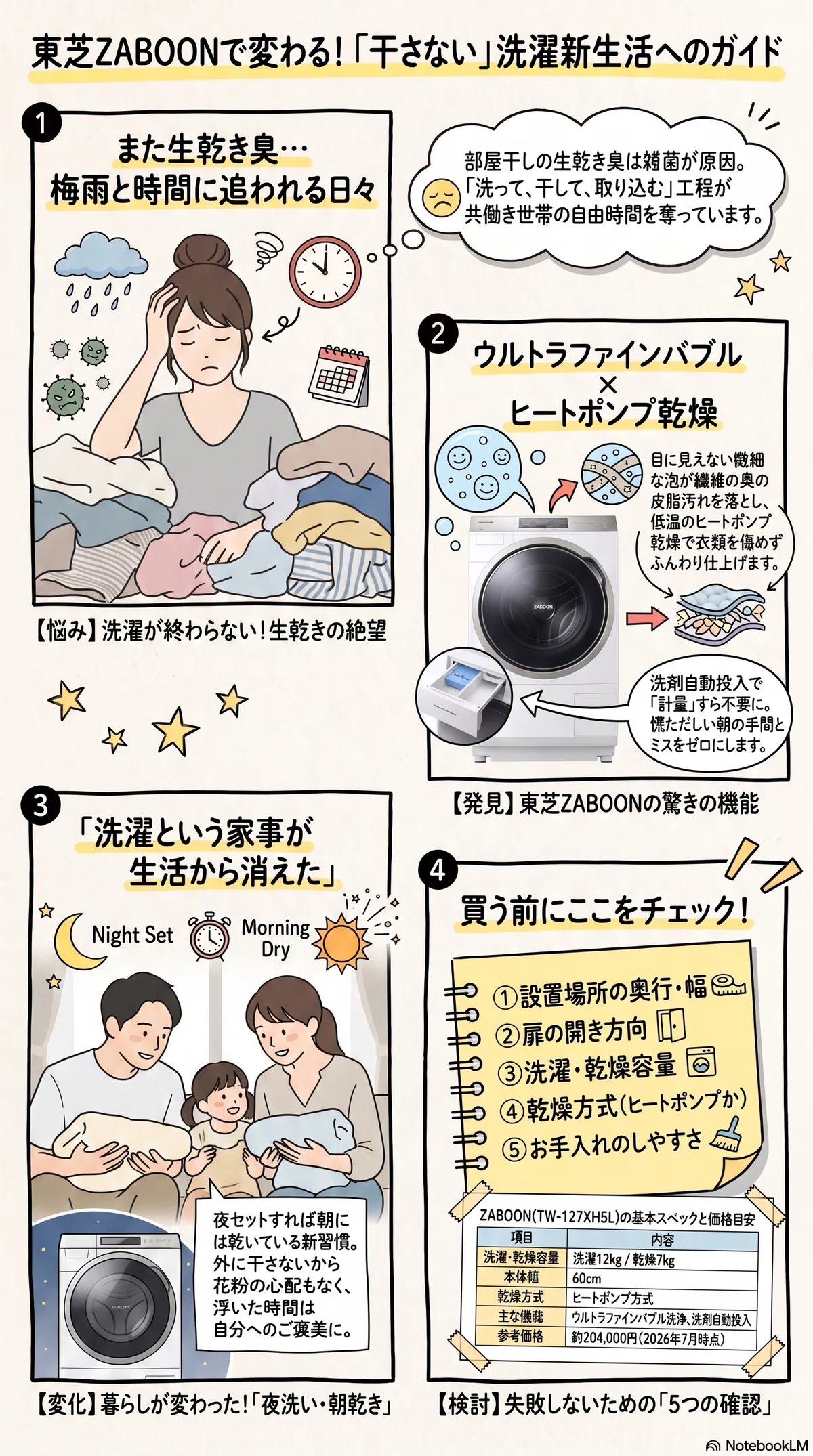 東芝ザブーンを購入する前に、後悔しないための話｜東芝ZABOON(TW