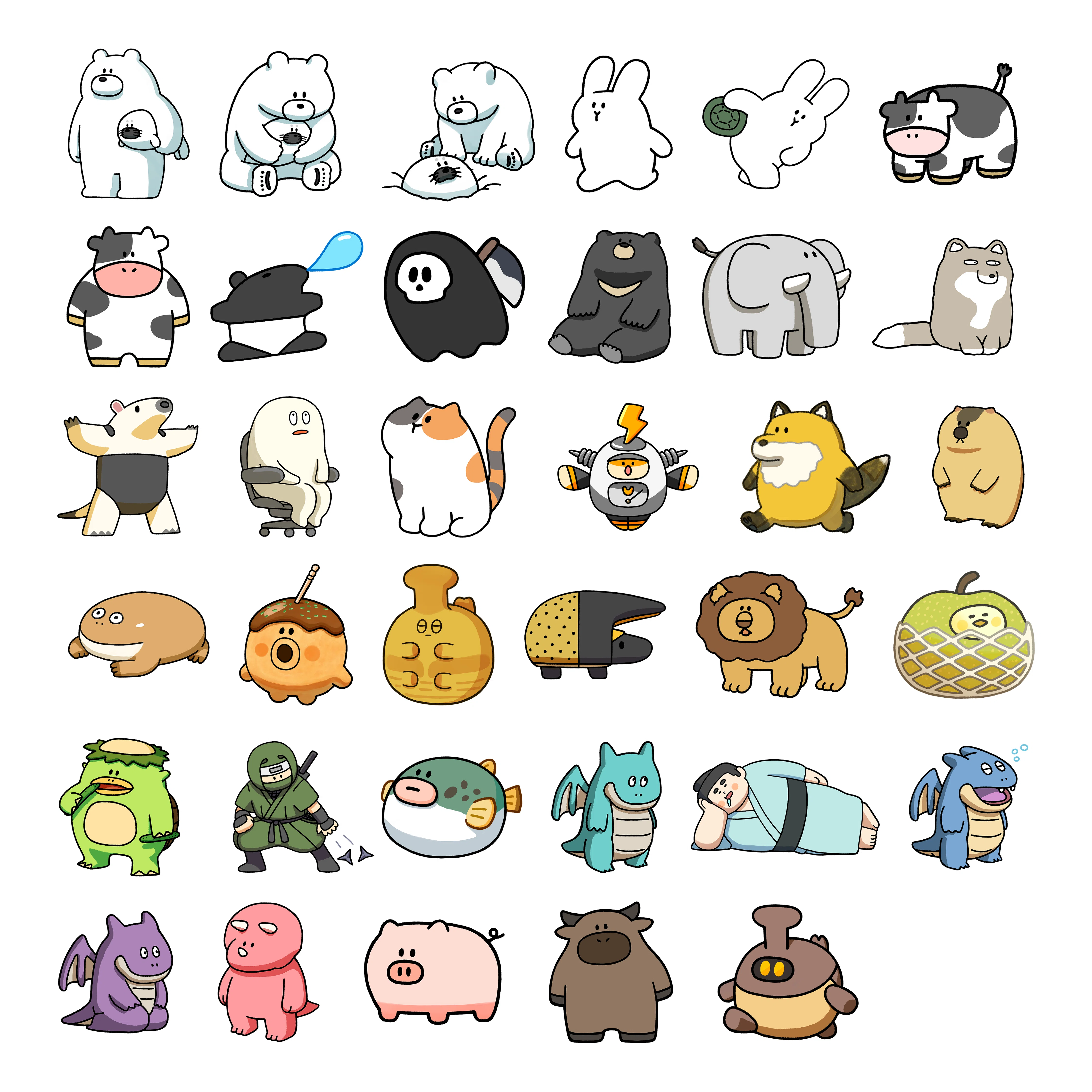 388 グッズ化したキャラクターの色分布を調べてみた｜テツロウ
