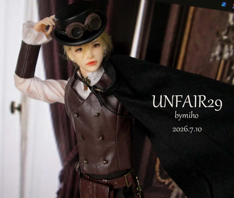1/6カスタムドールヘッド☆UNFAIR29☆bymiho☆PetWORKs☆スチーム