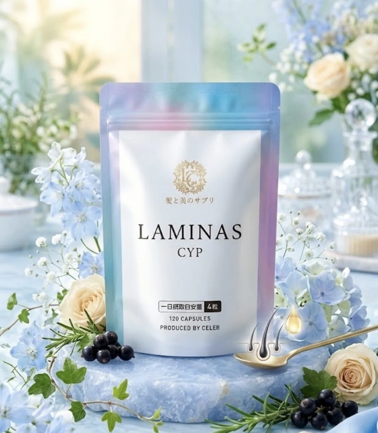LAMINAS CYP（旧ヘアバースサプリ）を3ヶ月試した結果、抜け毛が改善