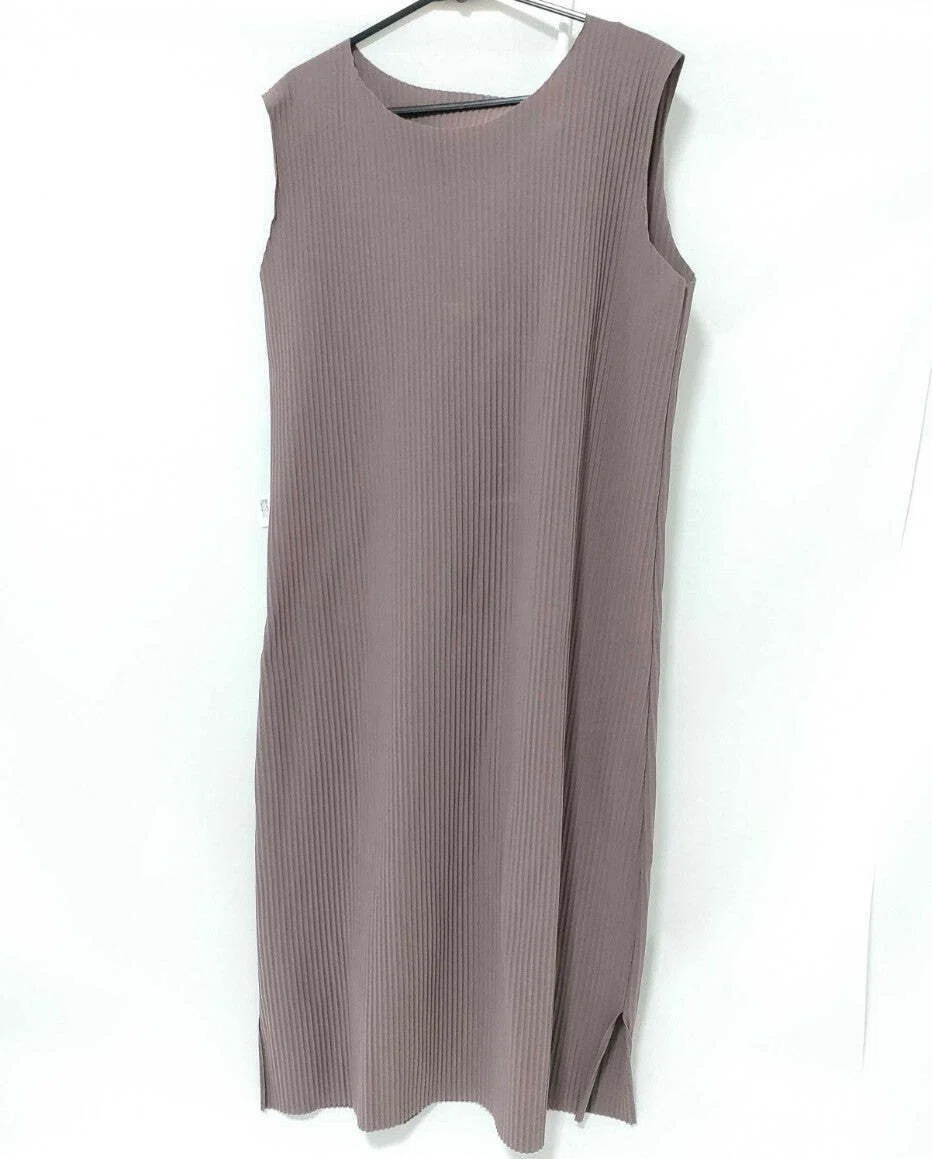 ISSEY MIYAKE me Pleated Sleeveless Dress Made in Japan｜イッセイ
