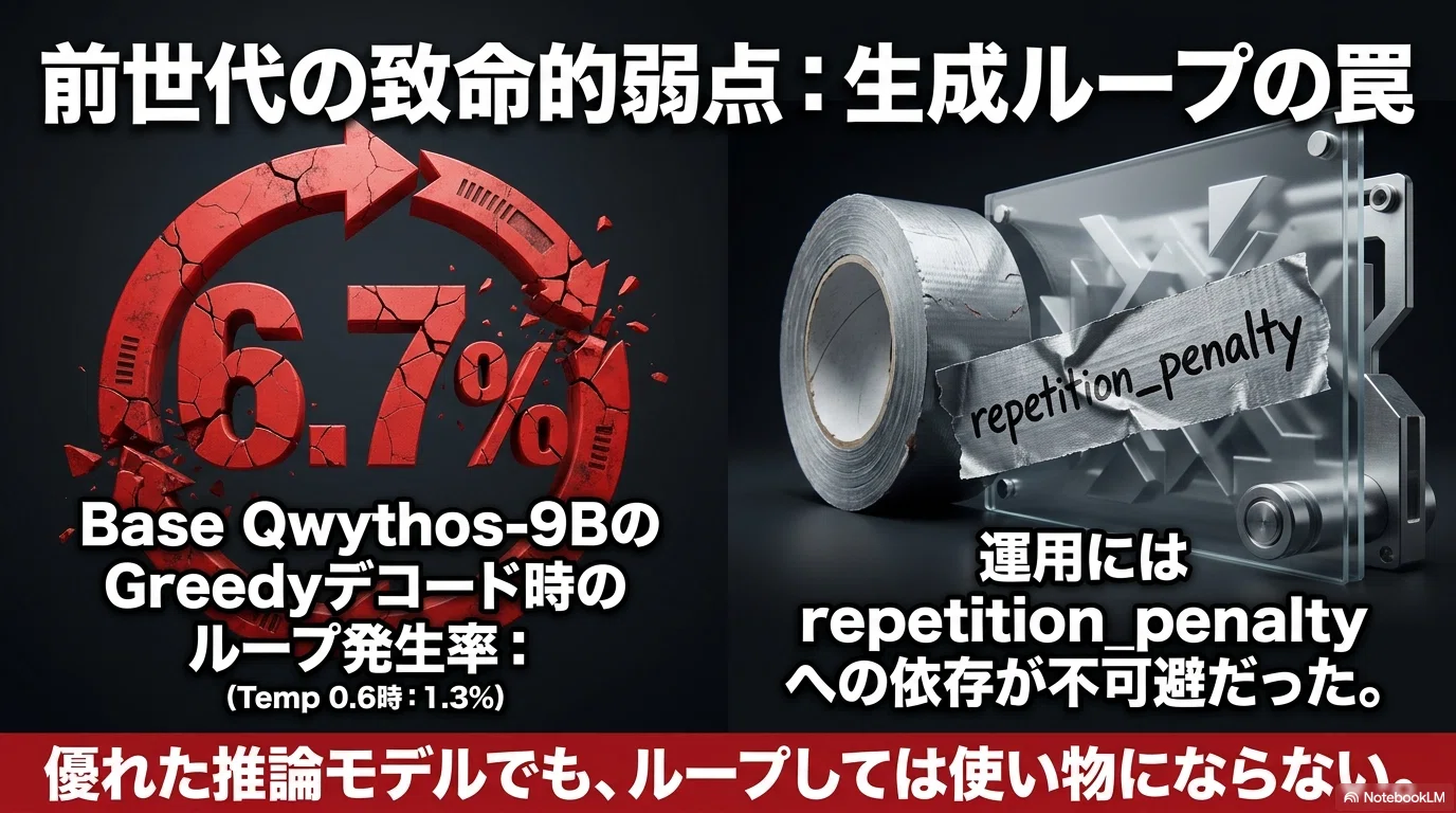 SITE/ZERO 2 情報生態論 次世代推論モデル「Qwythos-9B-v2」徹底解説：ループ解消と100万