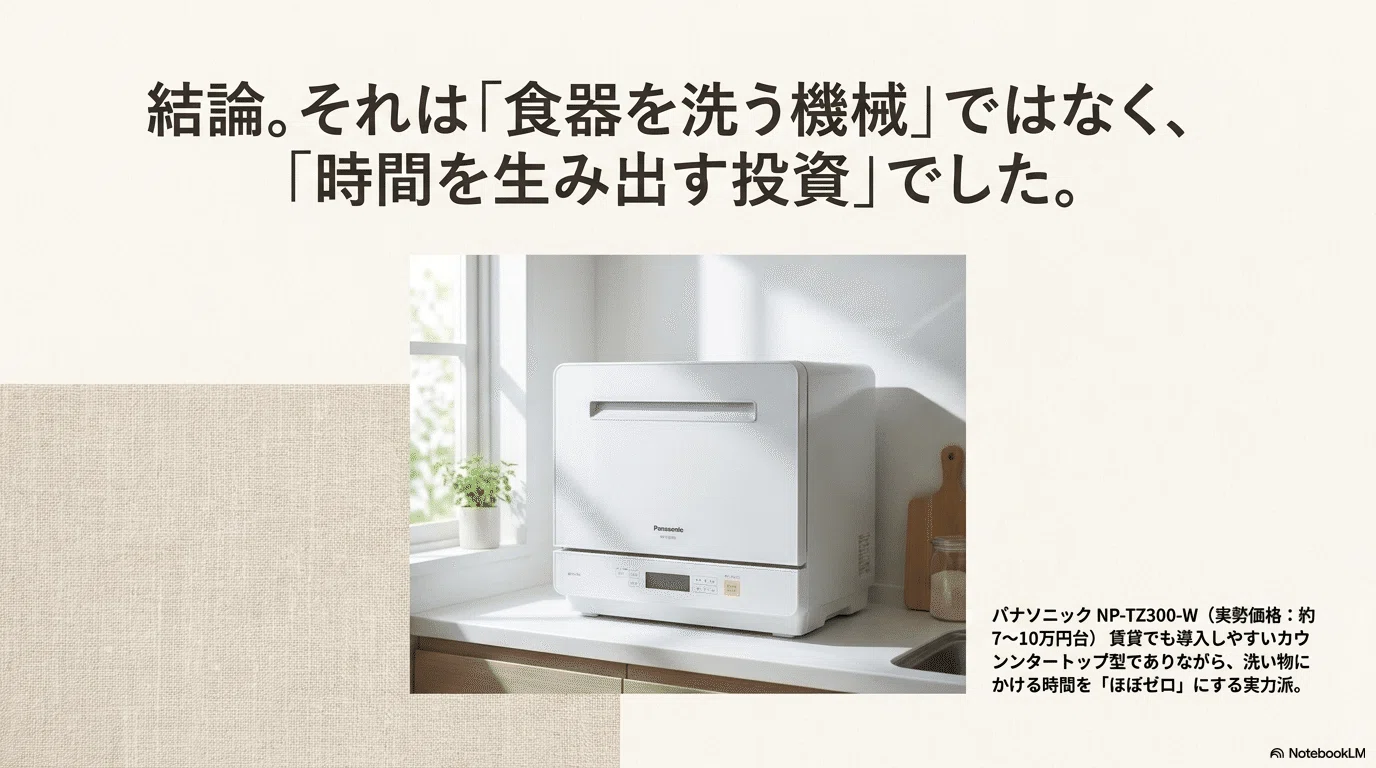 食洗機に10万円は高いのか、パナソニックNP-TZ300を調べて考えてみた 