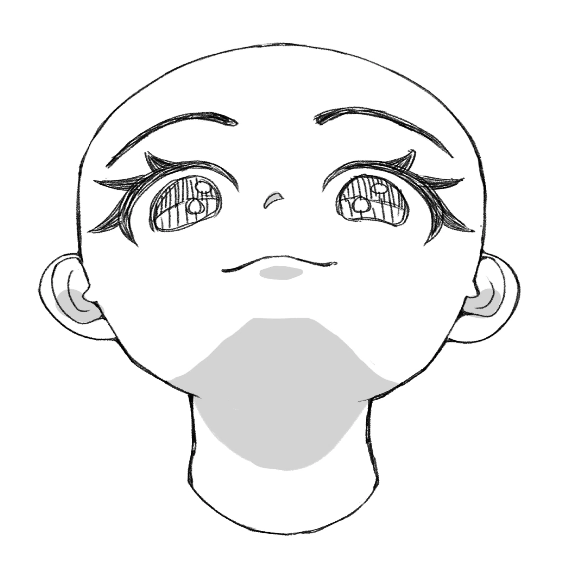イラスト練習 第59週】 顔の向きまとめ｜柳澤＠イラスト練習中！