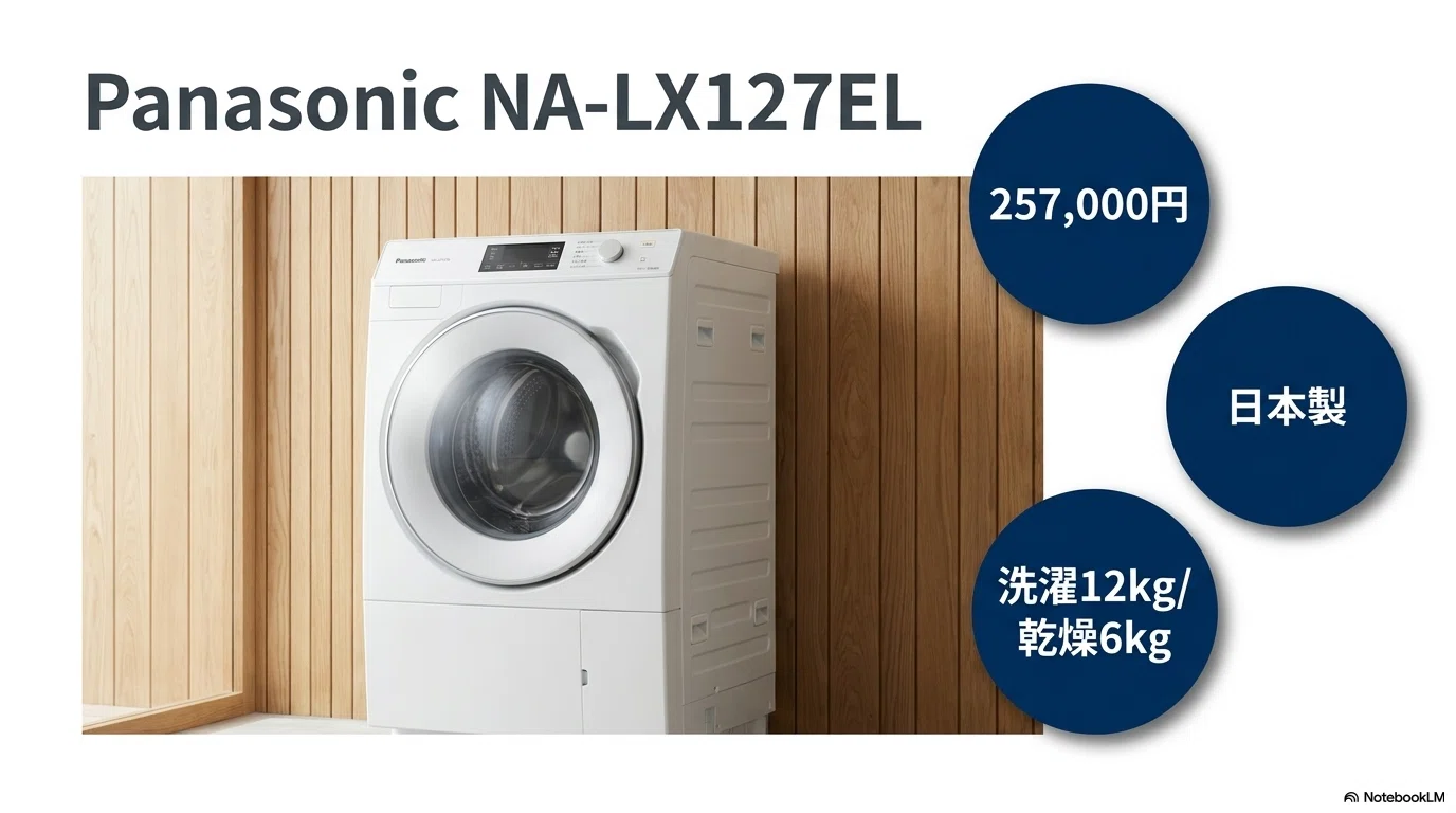 パナソニックの洗濯乾燥機はなぜ20万円台でも選ばれるのか、口コミで