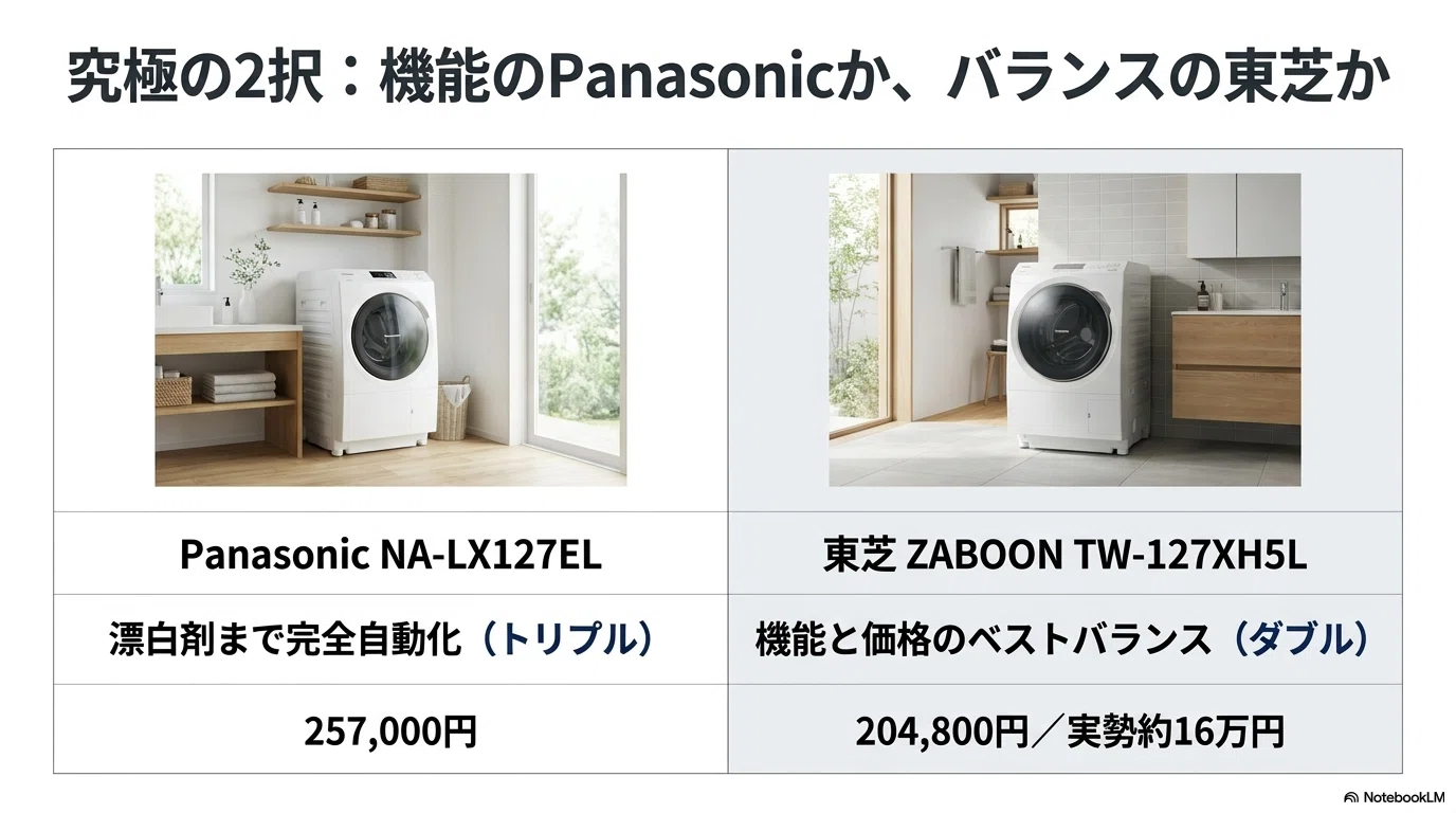 パナソニックの洗濯乾燥機はなぜ20万円台でも選ばれるのか、口コミで 