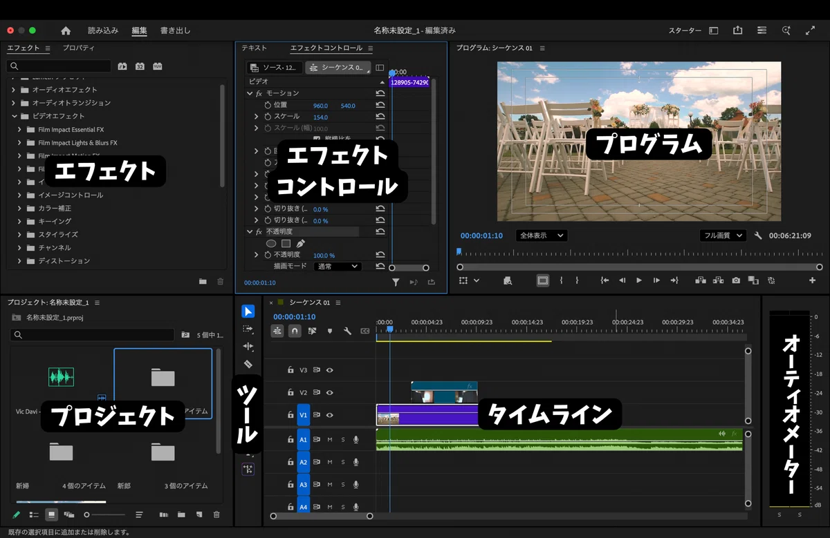 Bas Program Premiere Pro Screen Explanation | Basic Layout to Learn First|Megumi