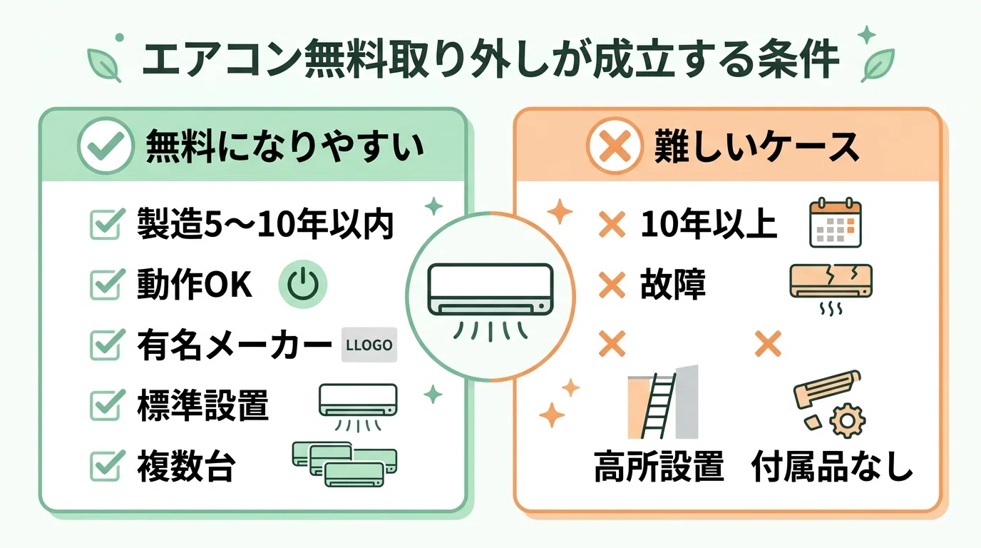 千葉県大網白里市でエアコンを無料で取り外してもらう方法【条件と注意 