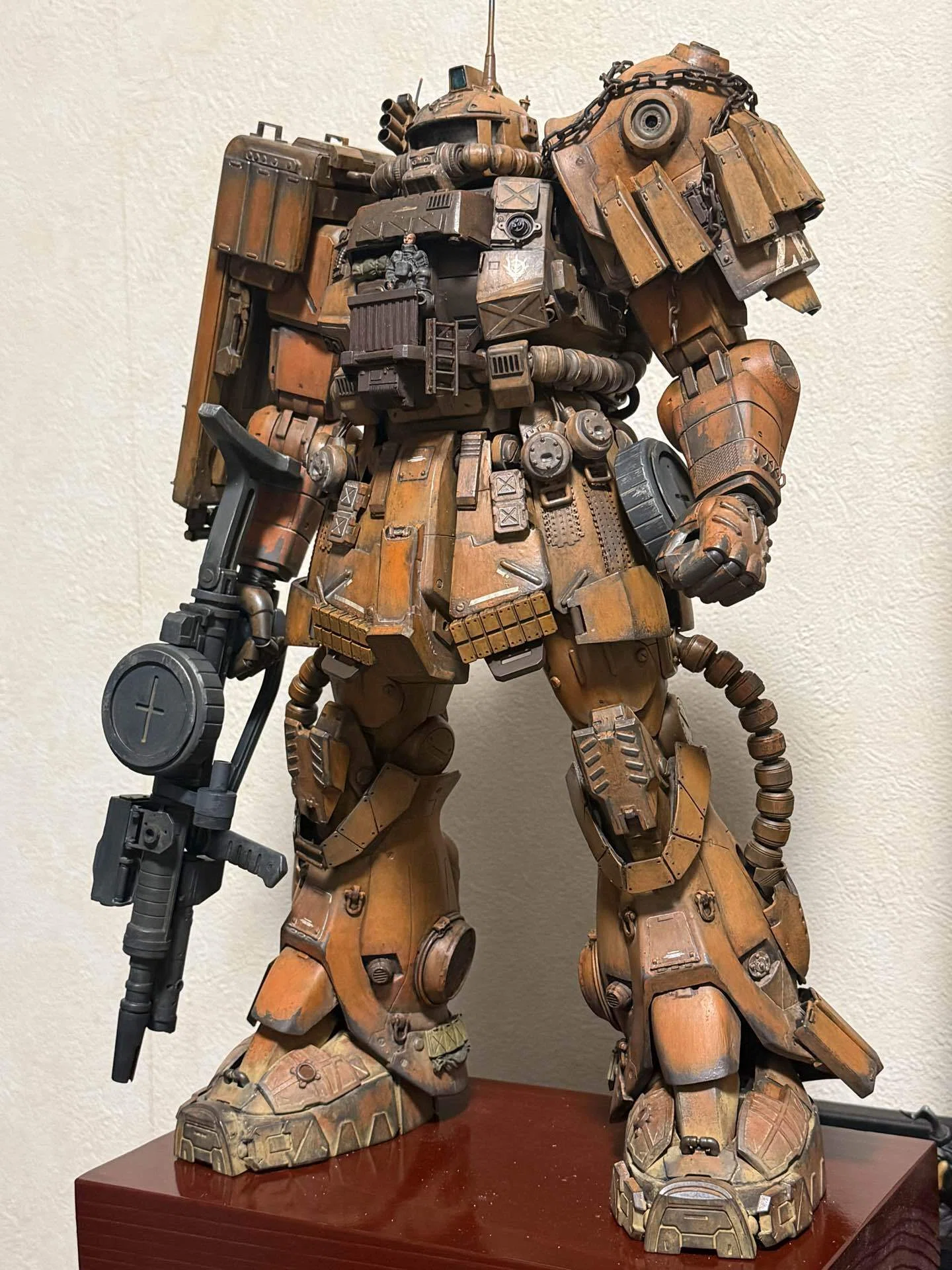 海外製　1/60 ザク　完成品　合金フレーム 第9回 ザクプラその4 メガザイズ編｜Kensone(ケンソン)