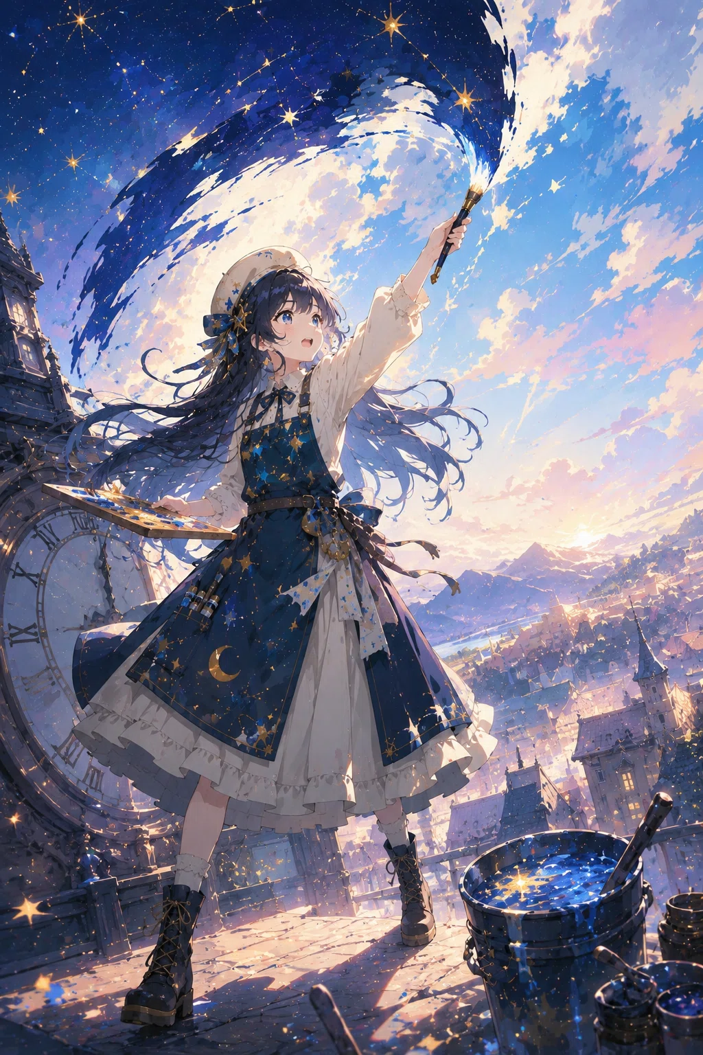 Another Story】夜空を修復する少女――もうひとつの「星」の物語｜zakky