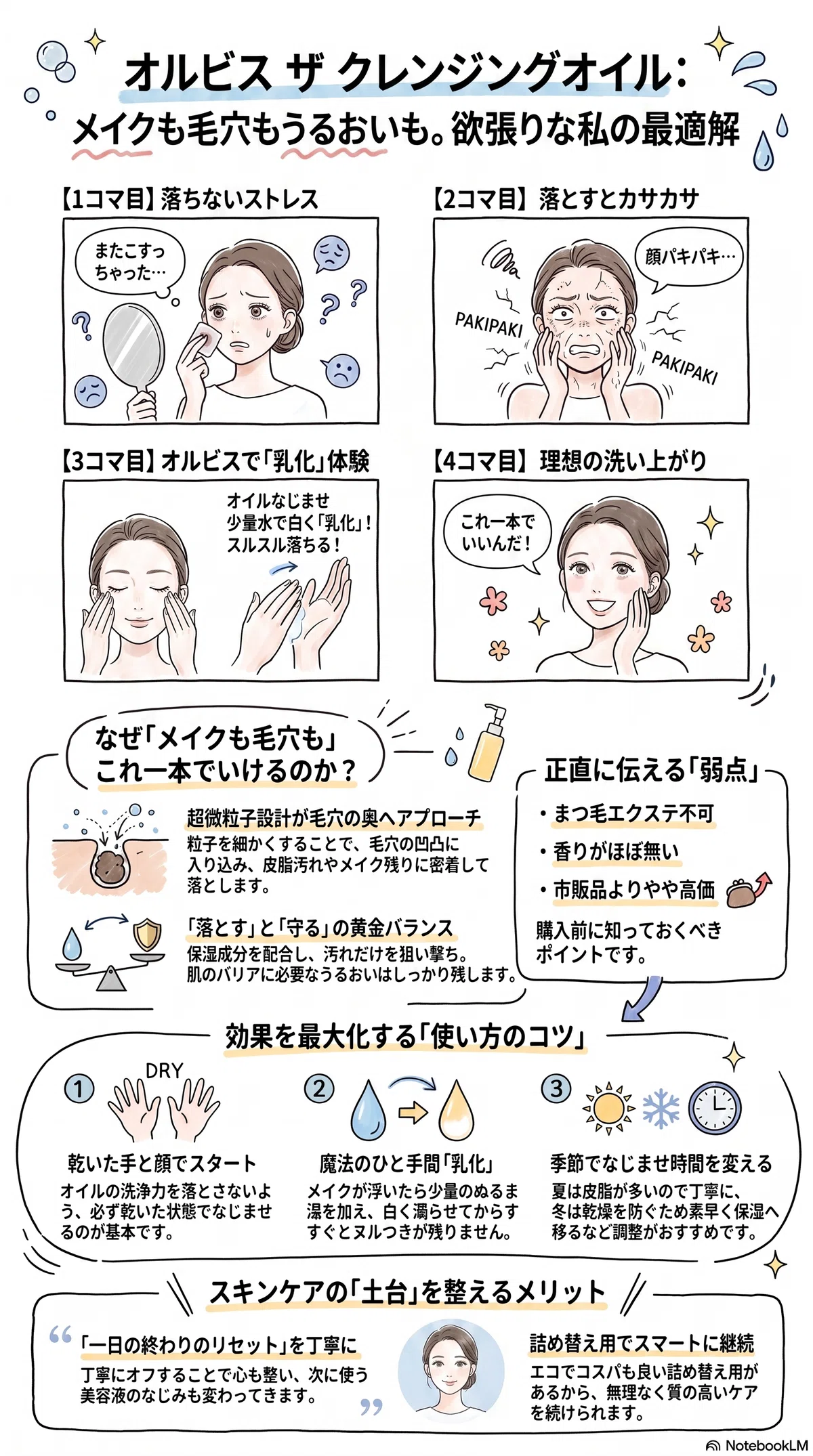 オルビス ザの要点をまとめたインフォグラフィック