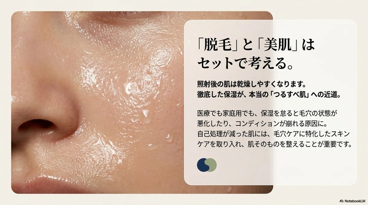 医療脱毛か家庭用光美容器か:肌当たりのやさしさで選ぶなら:フィリップス ルメア 7000の図解