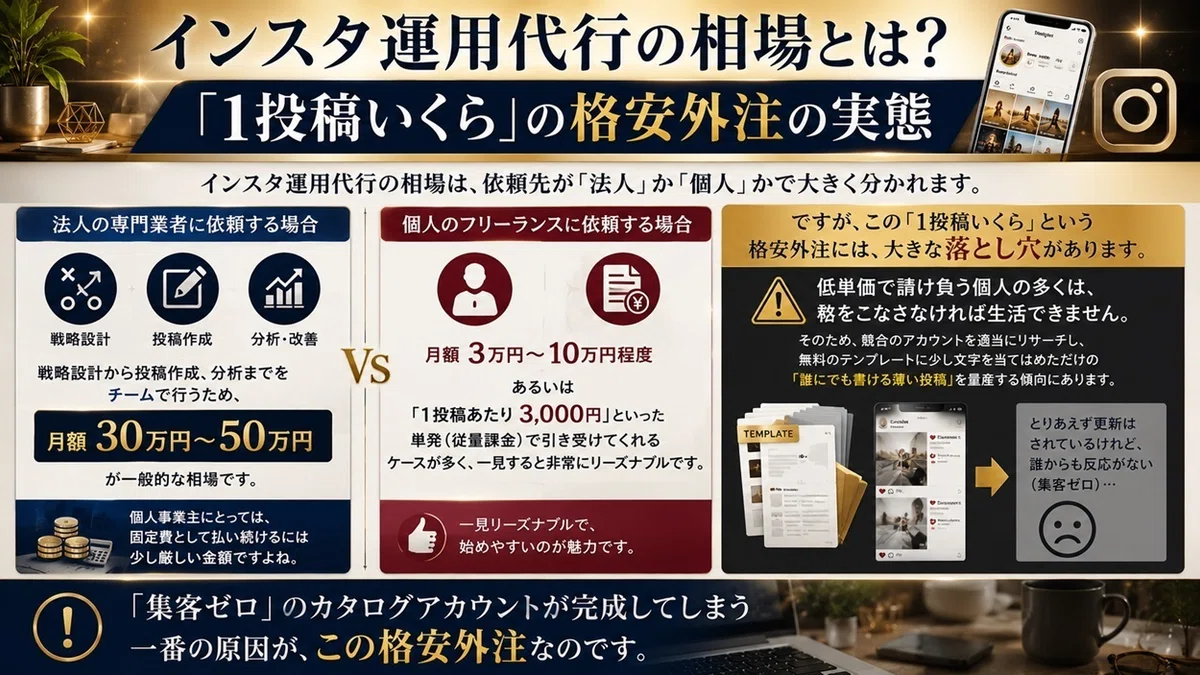 「1投稿いくら」の格安外注の実態の図解