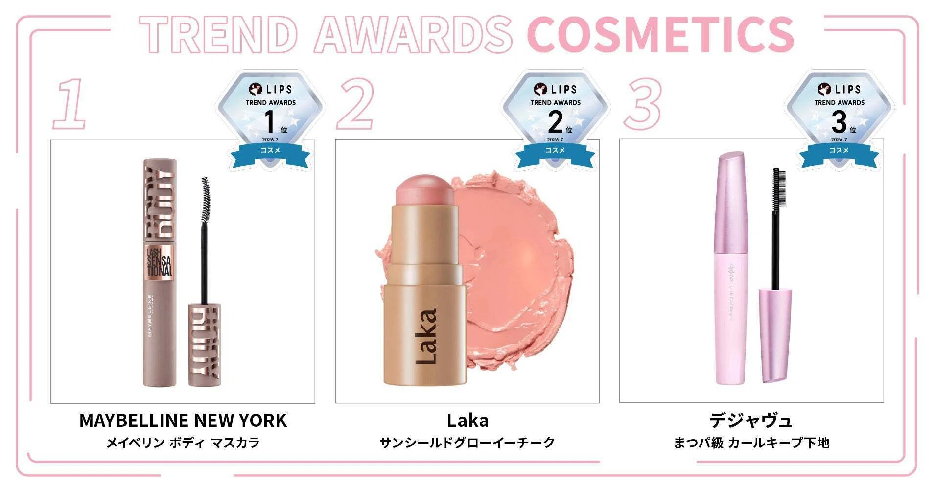 LIPS月間トレンド賞】