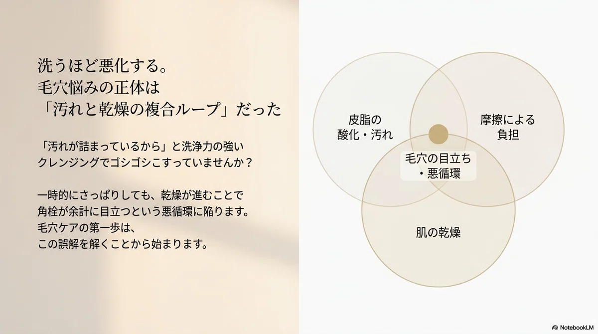 オルビス ザ：毛穴悩みの正体は「汚れ」と「乾燥」の合わせ技だった（その3）