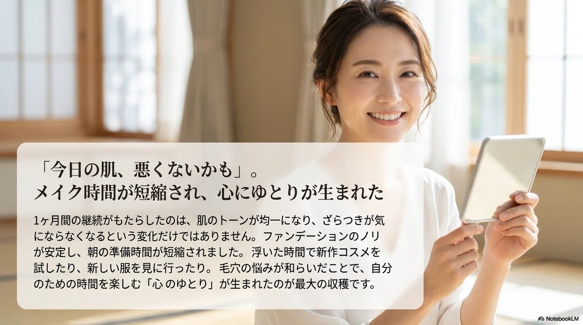 オルビス ザ：使い続けて1ヶ月、正直な満足度の図解