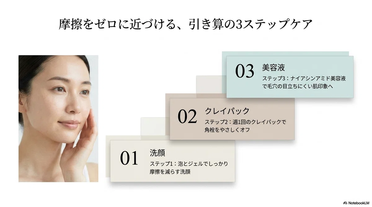 角栓の押し出しやめられない:押し出さない・剥がさない、私がやり直した毛穴ケアの手順