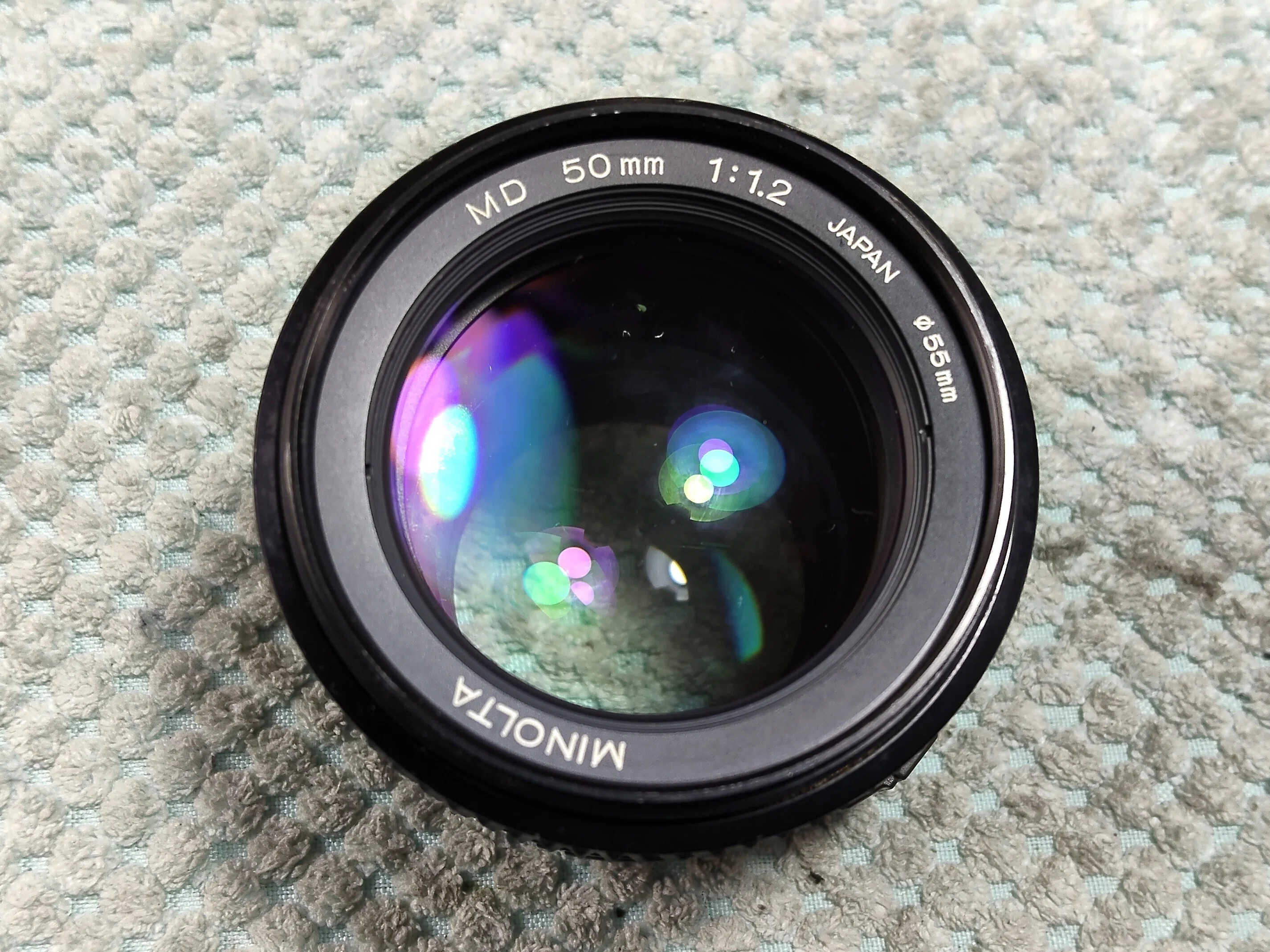 Minolta MD Rokkor 50mm F/1.2の分解｜フィルムカメラ修理のアクアカメラ