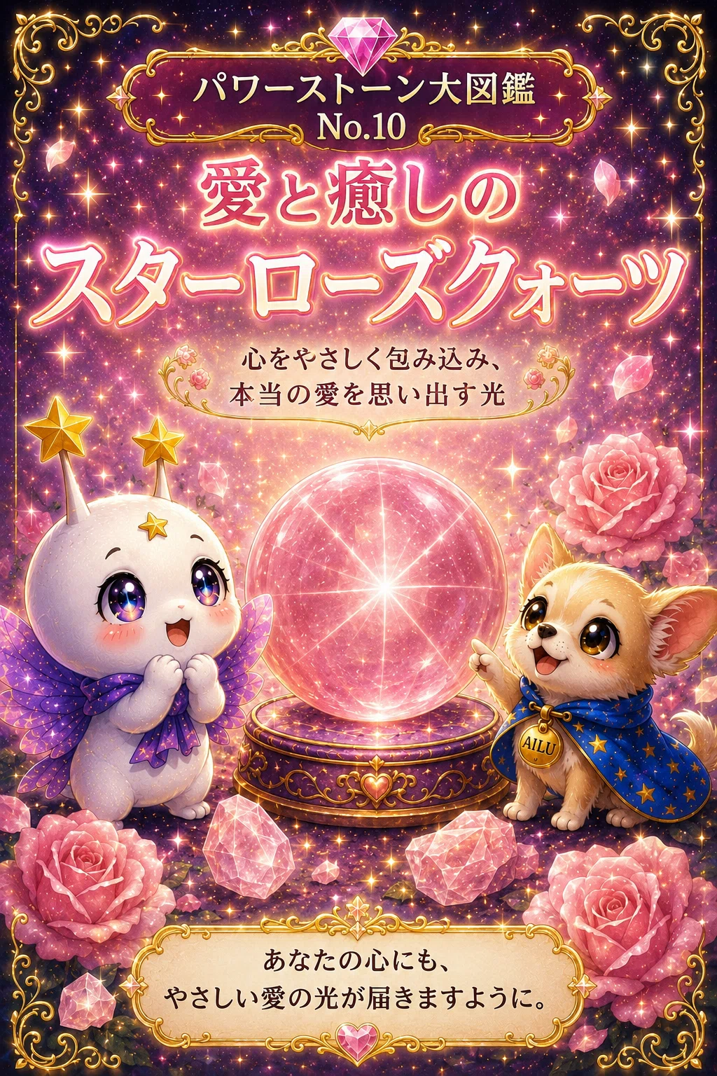 💗スターローズクォーツ 〜愛と癒しの星の光〜｜そらとうみ｜そらぴぃ