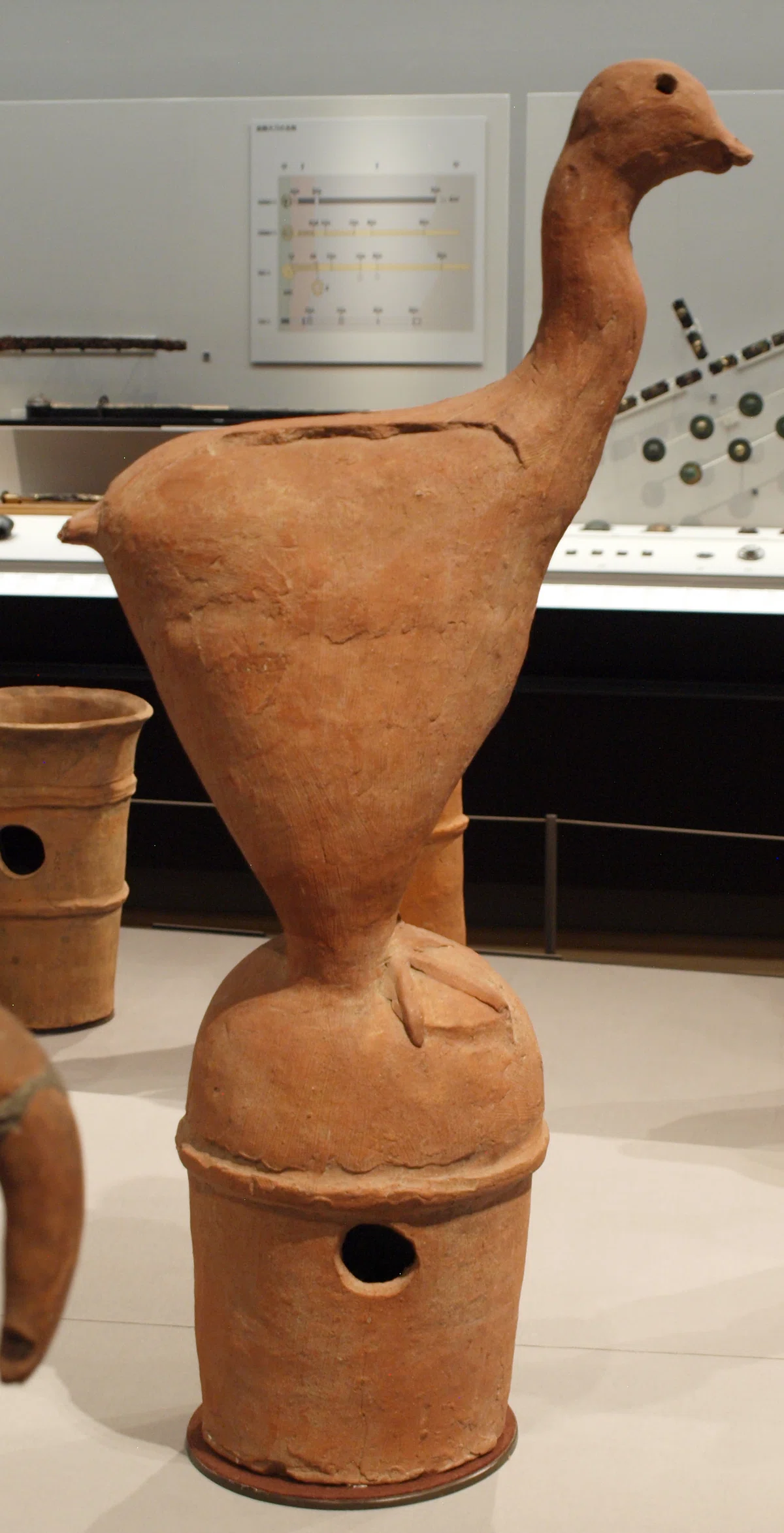 中国骨董　漢時代　香炉　水鳥形埴輪　須恵器 ただ今展示中⑩《水鳥形埴輪》古墳時代・6世紀、個人蔵｜毎日投稿