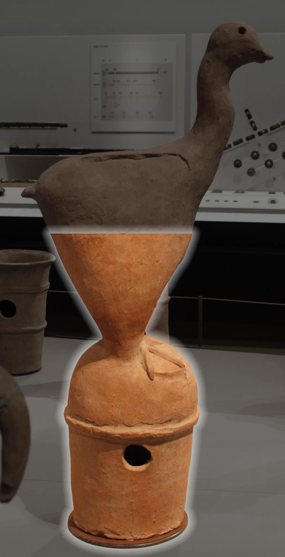 ただ今展示中⑩《水鳥形埴輪》古墳時代・6世紀、個人蔵｜毎日投稿