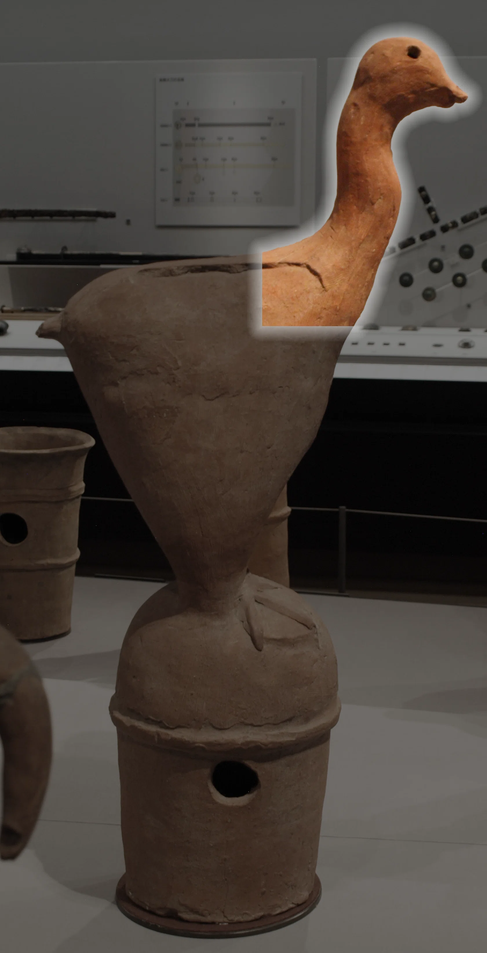 ただ今展示中⑩《水鳥形埴輪》古墳時代・6世紀、個人蔵｜毎日投稿