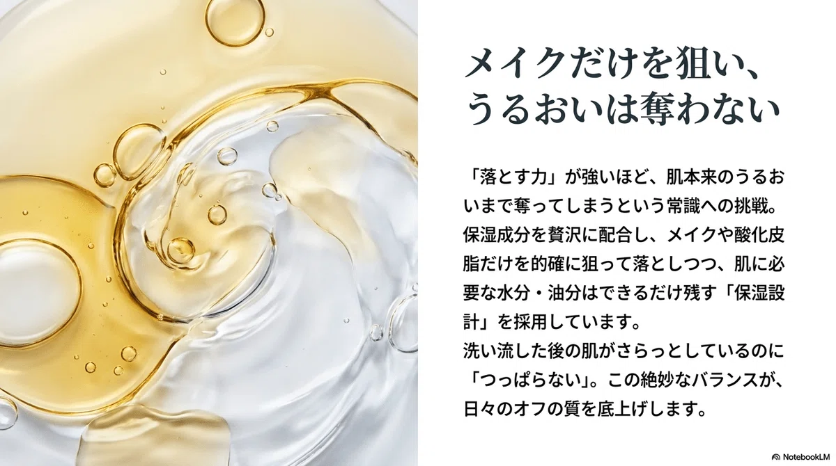 オルビス ザ：なぜ「毛穴の汚れまで」と言われるのか