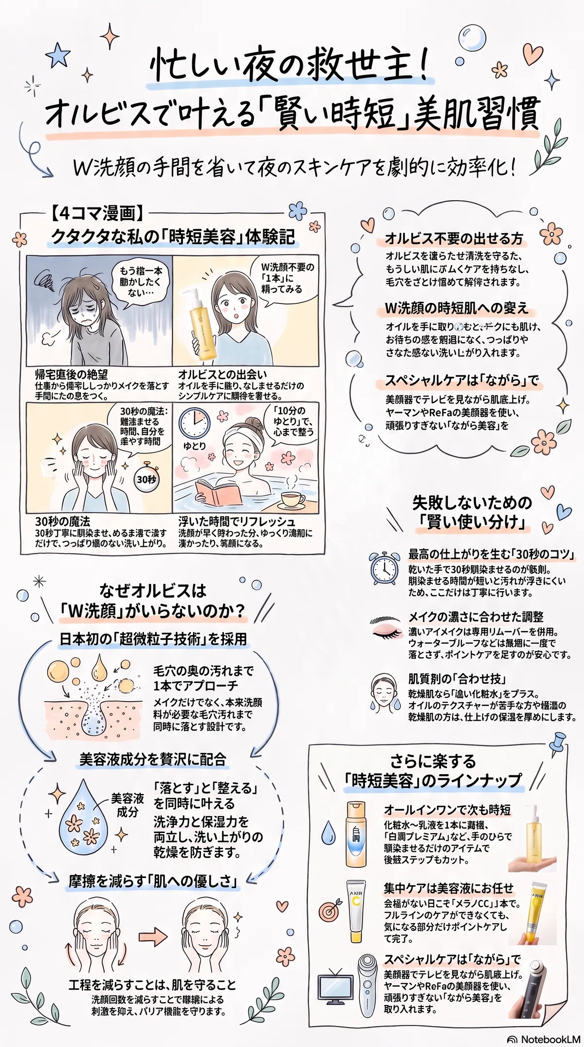 オルビス ザの要点をまとめたインフォグラフィック
