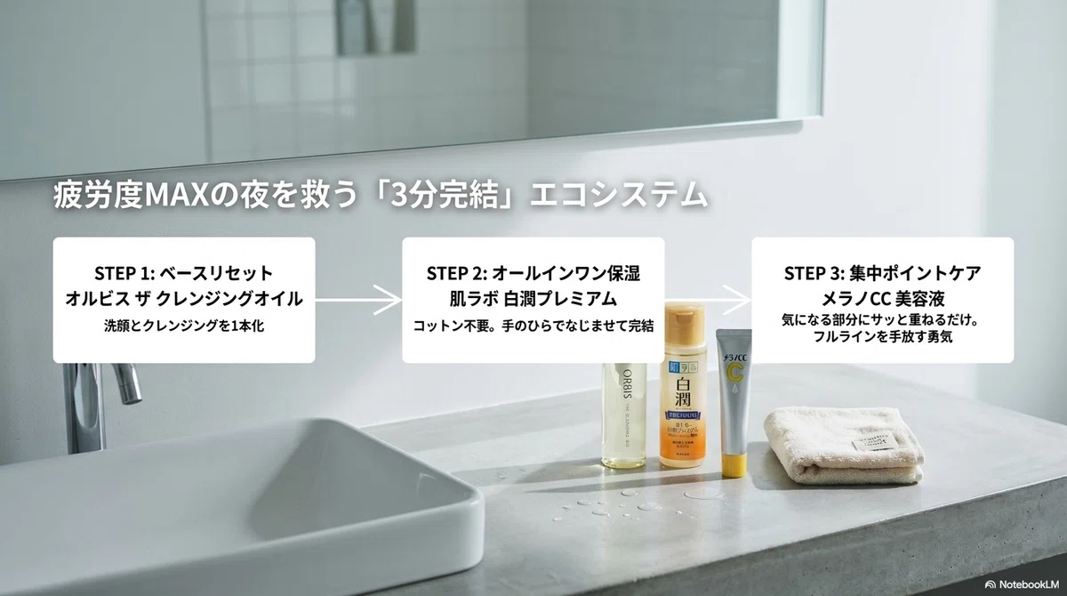 オルビス ザ:時短美容は「合わせ技」でもっと楽になる