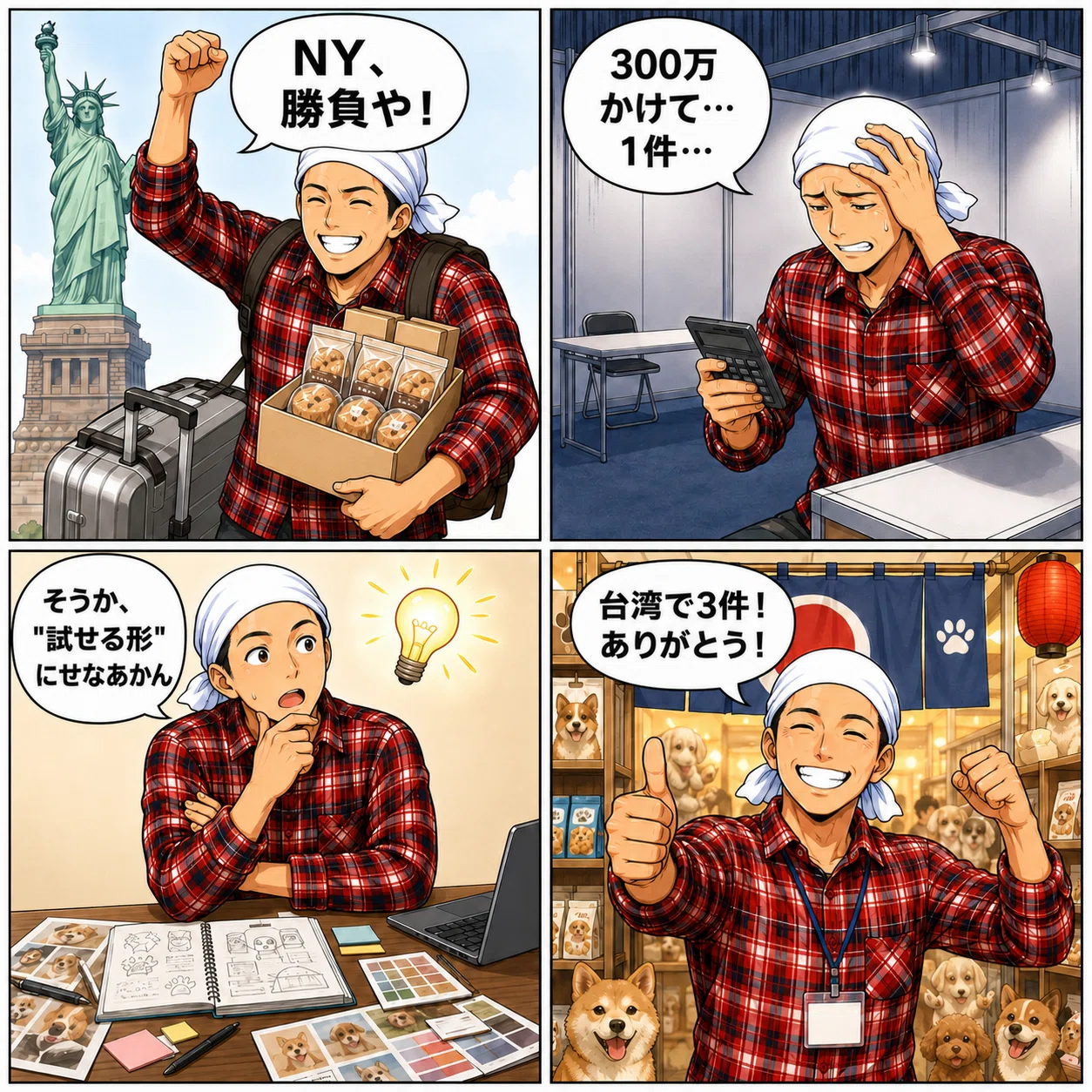 台湾画　最終値引き NYで300万円かけて、成約1件。台湾で3件受注できた、たった1つの考え方