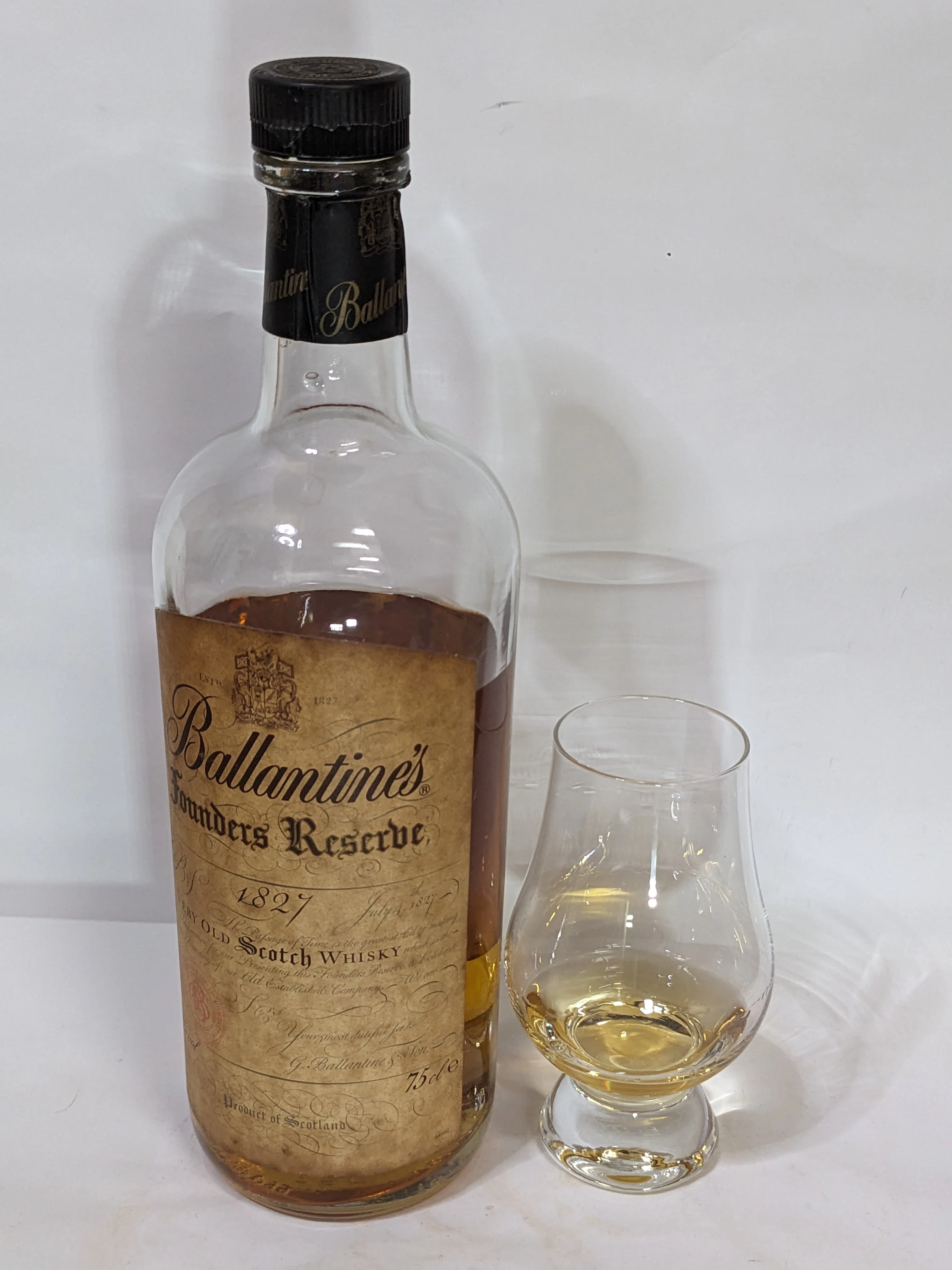 古酒 バランタイン ファウンダーズリザーブ 1827 ２本セット バランタイン ファウンダーズ リザーブ 第2世代前半&後半｜たっきー