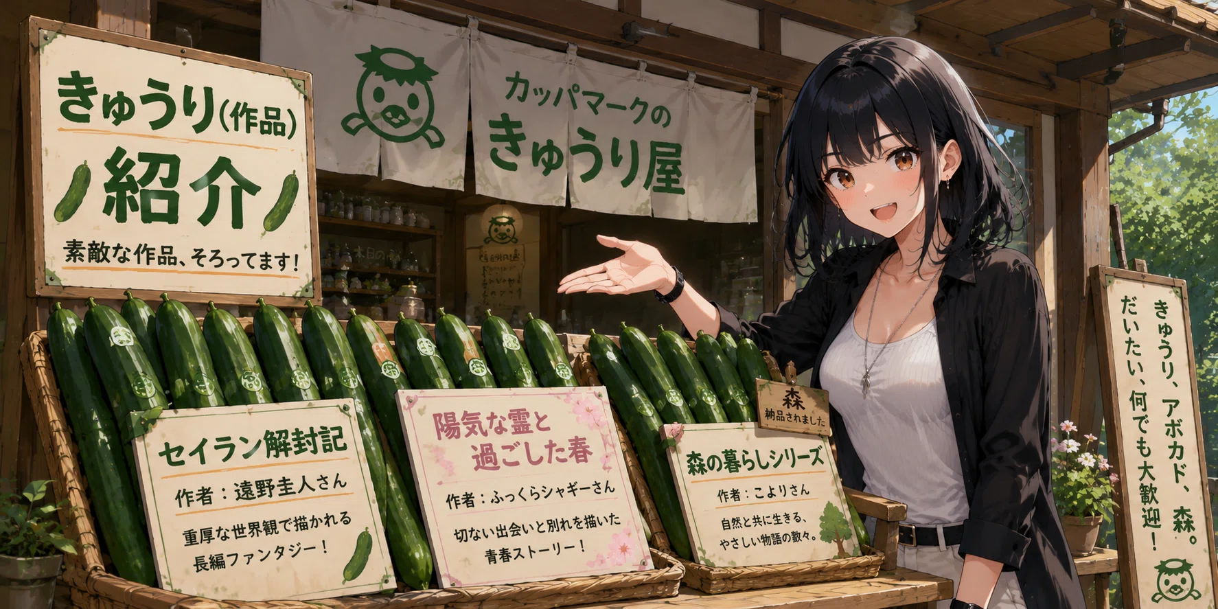 森のきゅうりさま依頼資料 きゅうりを募集したら森が納品された件🌳｜アイ