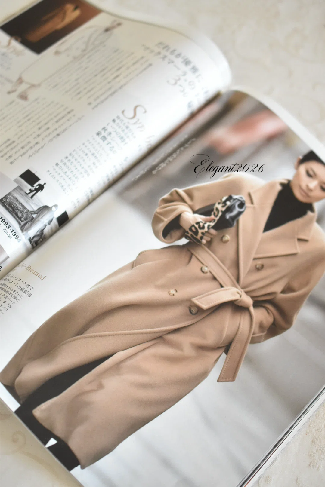 洋書◆マックスマーラのコート写真集 本 イタリア ファッション Max Mara ファッション】コートはMax Mara｜Lily