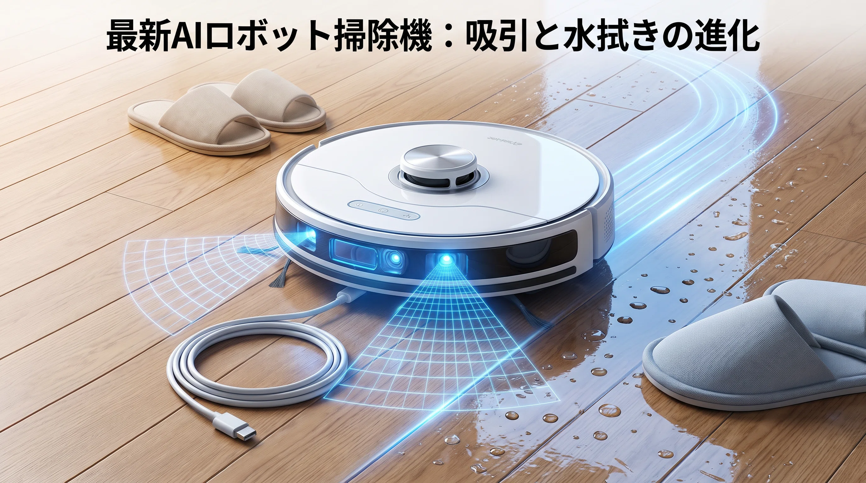 掃除が消える生活。2026年最新ロボット掃除機、AI回避×水拭き機能で