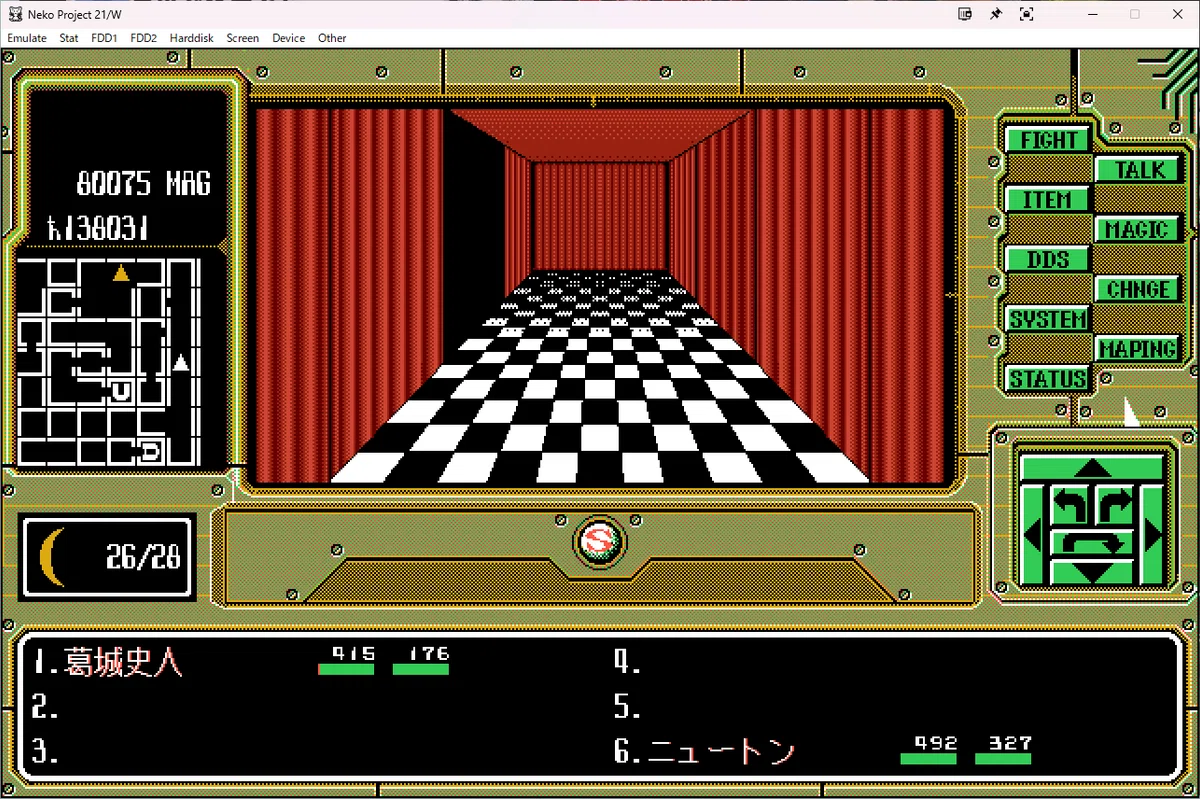HowTo】PC-98版『偽典・女神転生 東京黙示録』を『FreeDOS(98)』で