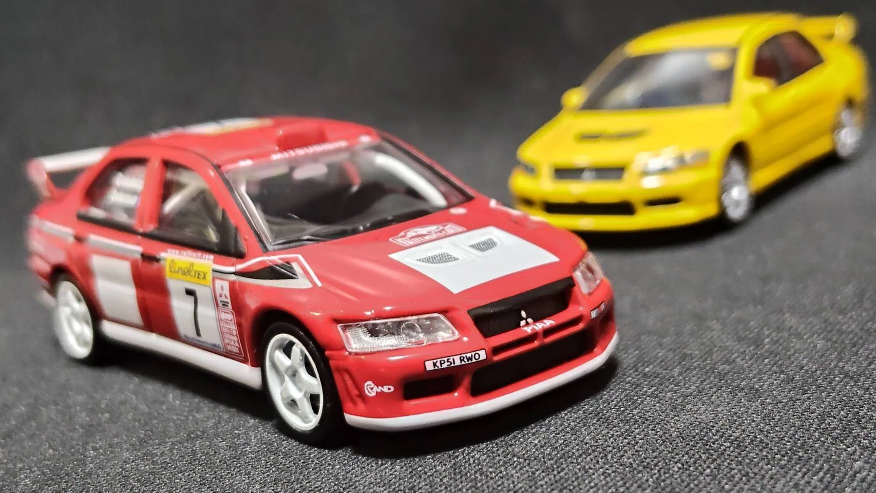 AUTOart 1/64 Mitsubishi Lancer Evolution VII WRC Rally Monte Carlo