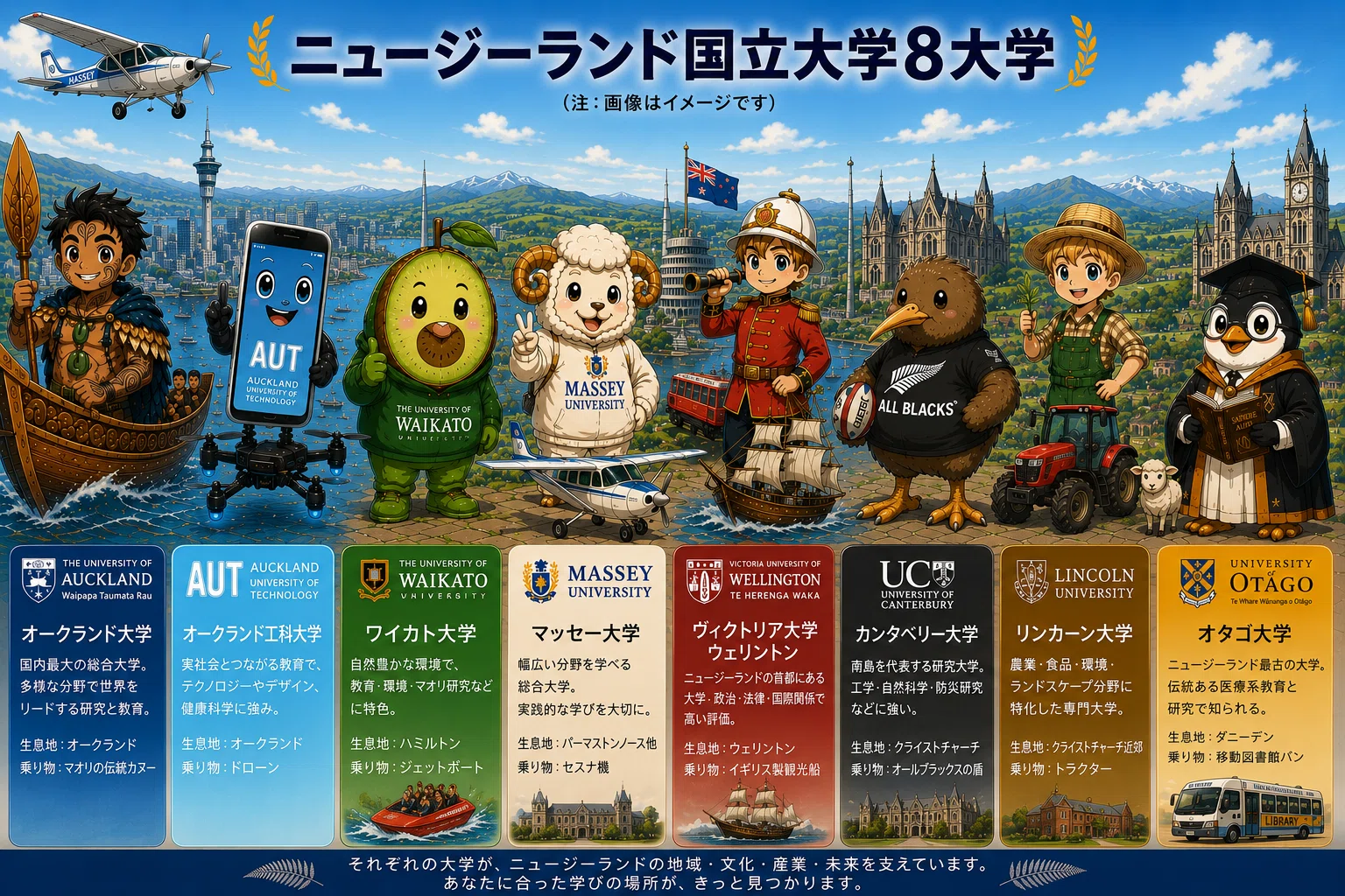ニュージーランド国立大学8大学紹介｜MASA/英検1級/🇳🇿Massey大学