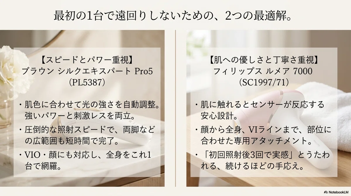 家庭用脱毛器：確かにサロンとは違います。でも家庭用ならではの良さがありました（その2）