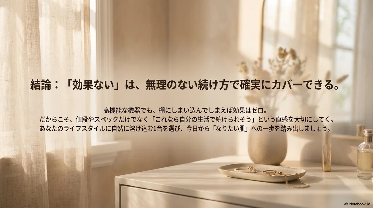 家庭用脱毛器のまとめ