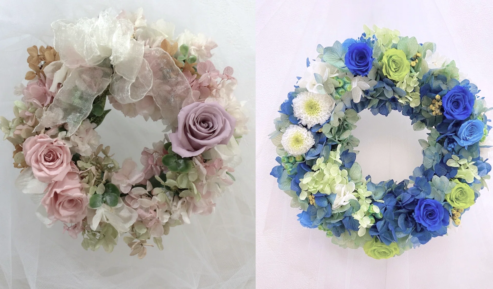 フラワー・リース 8 花音のFlower Album #008 ｜プリザーブド＆アーティフィシャルで楽しむ